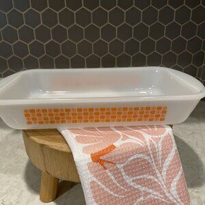 Vintage Glasbake Casserole Dish